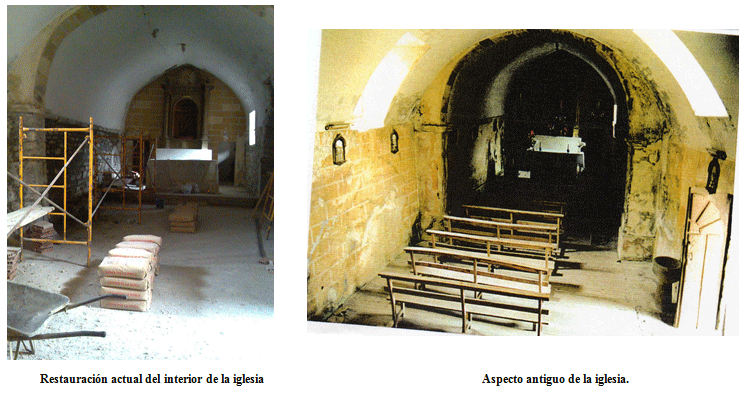 Obras en la Iglesia de Piedrafita